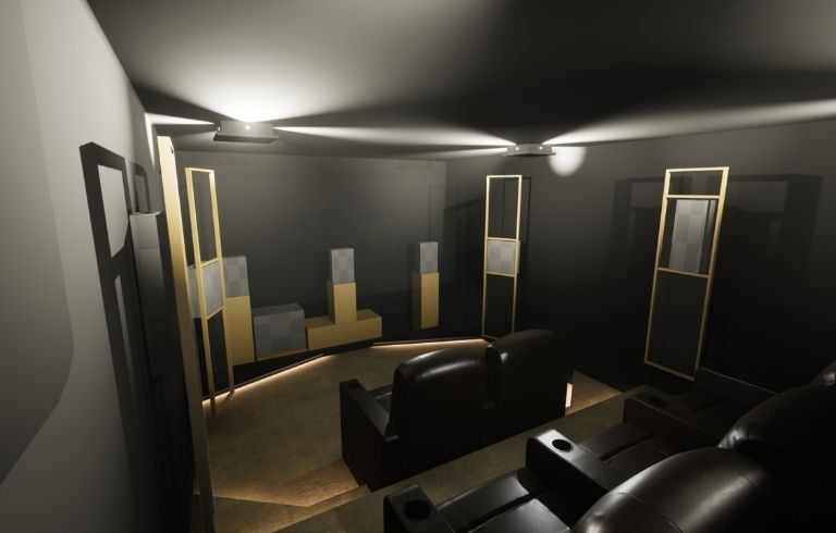 Système sonore Salle de cinéma privé
