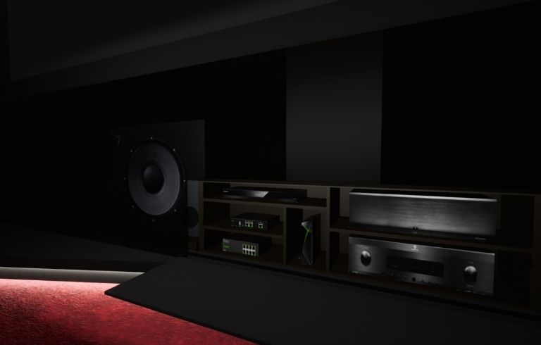 Système sonore Salle de cinéma privé