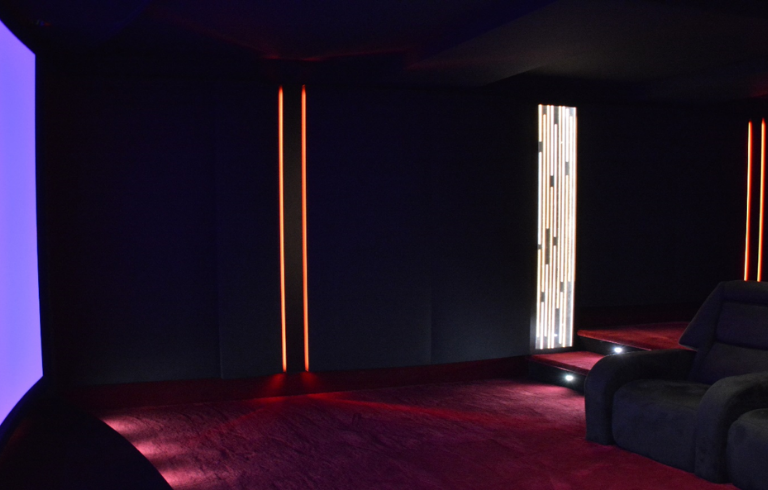 Salle de cinéma privé sur mesure Saint Barth