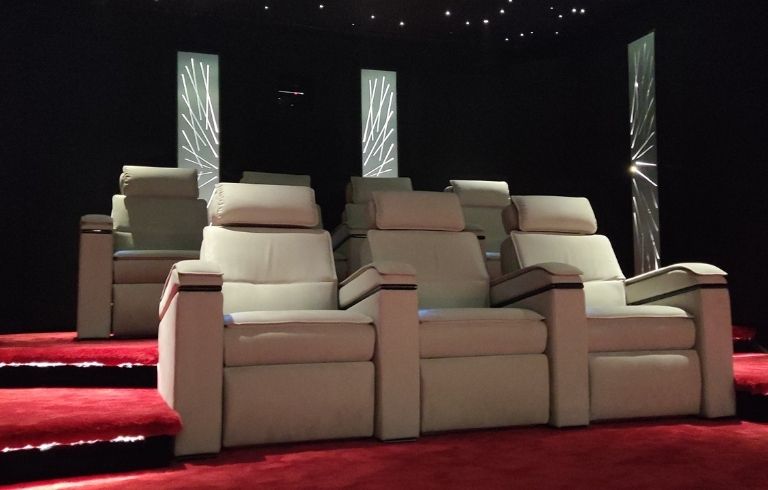 Salle de cinéma privé luxe