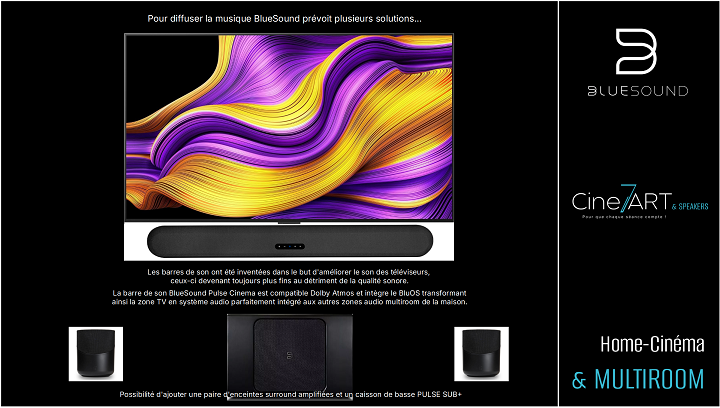 Home cinema multiroom Cine7ART