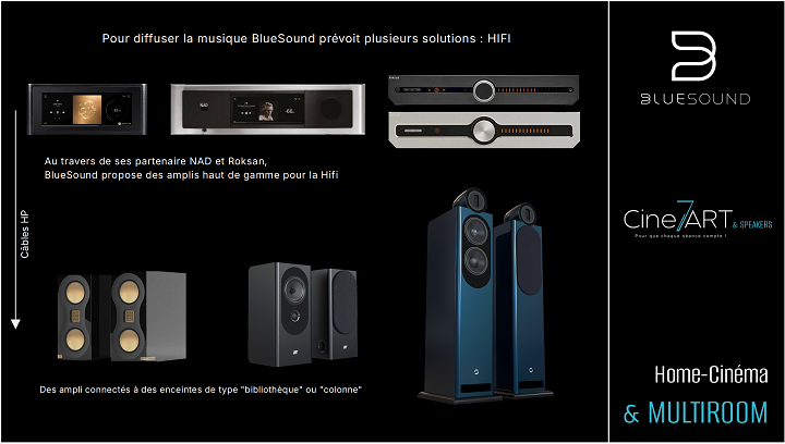 Home cinema multiroom Cine7ART