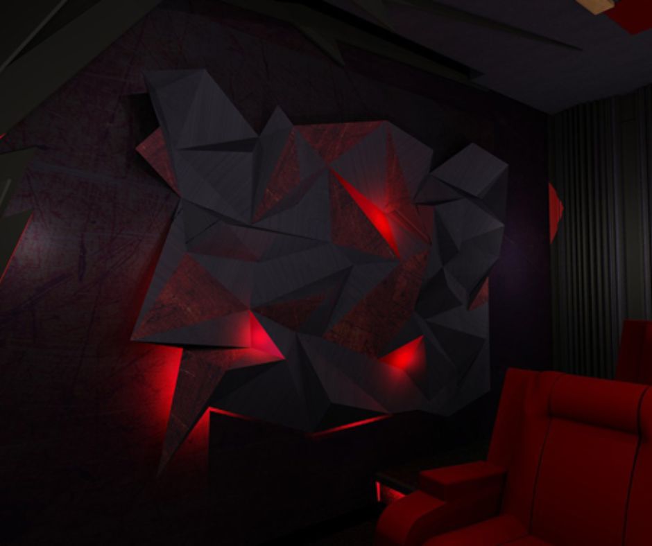 Murs isolation phonique salle de cinéma privé