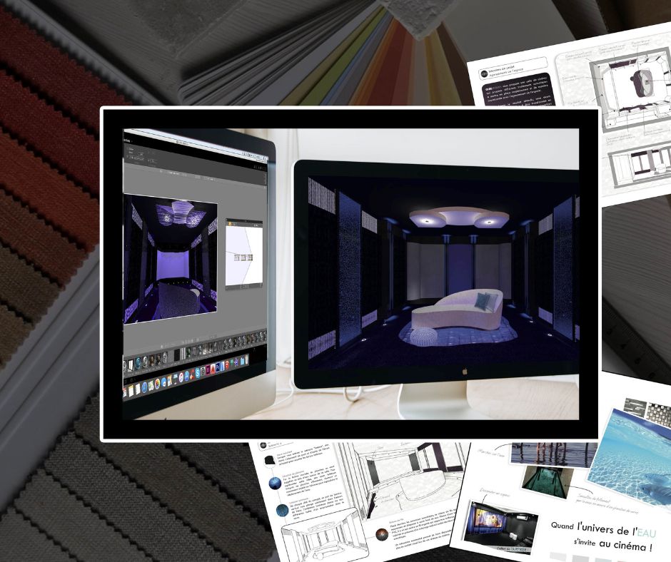 Installation salle de cinéma privé