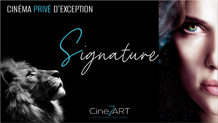 Salle de cinéma privé Signature Cine7ART