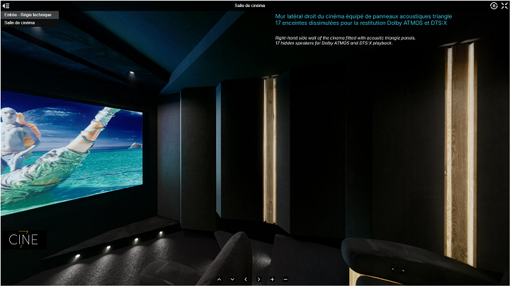 Salle de cinéma privé Cine.7 Cine7ART