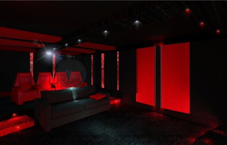 Salle de cinéma privé personnalisée