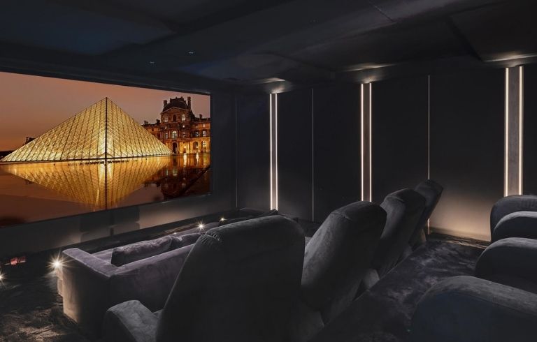 Salle de cinéma privé sur mesure