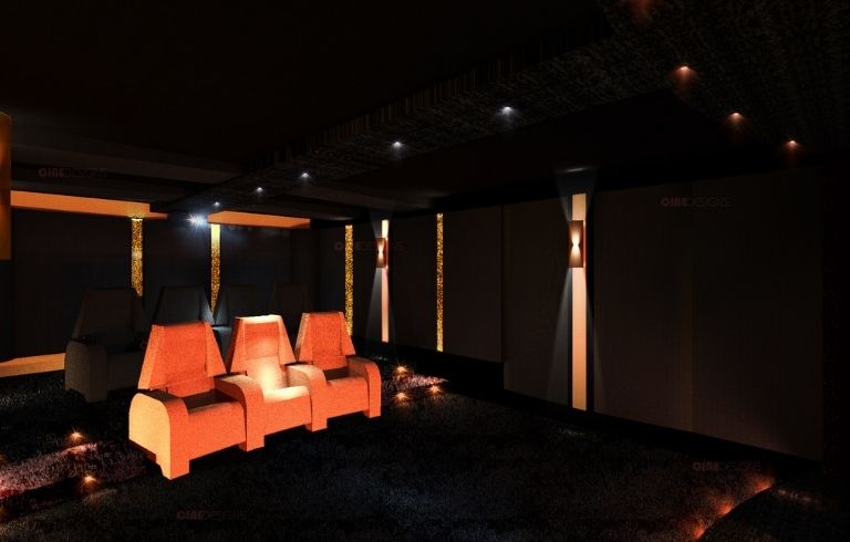 Salle de cinéma privée sur mesure