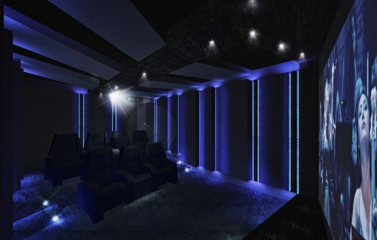 Salle de cinéma privé Suisse